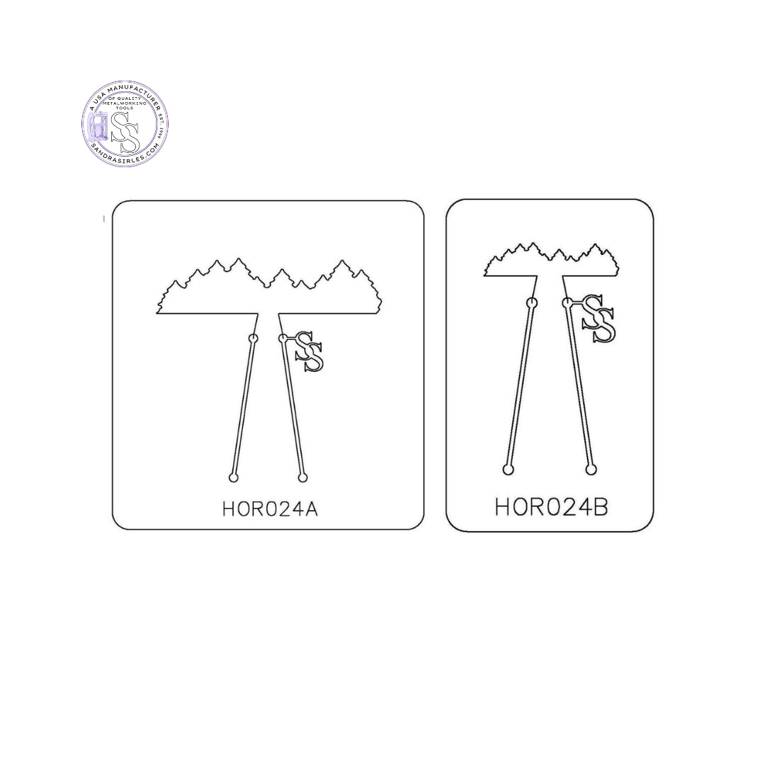 PANCAKE DIE HOR024 TREE LINE